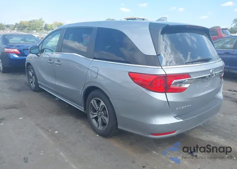 2018 Honda Odyssey Touring from USA, damaged, VIN 5FNRL6H88JB077505